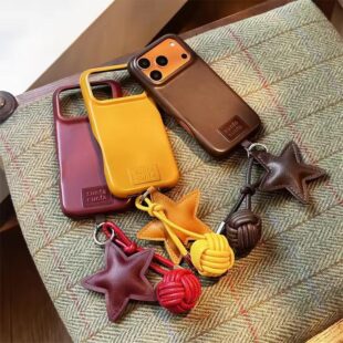 Star Charm Leather Case