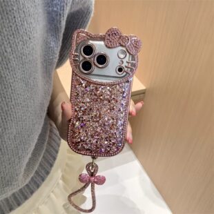 Hello Kitty™ 3D Camera Glitter Luxury Case with Chain