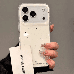 Korean Ink Splash Polka Dot Case