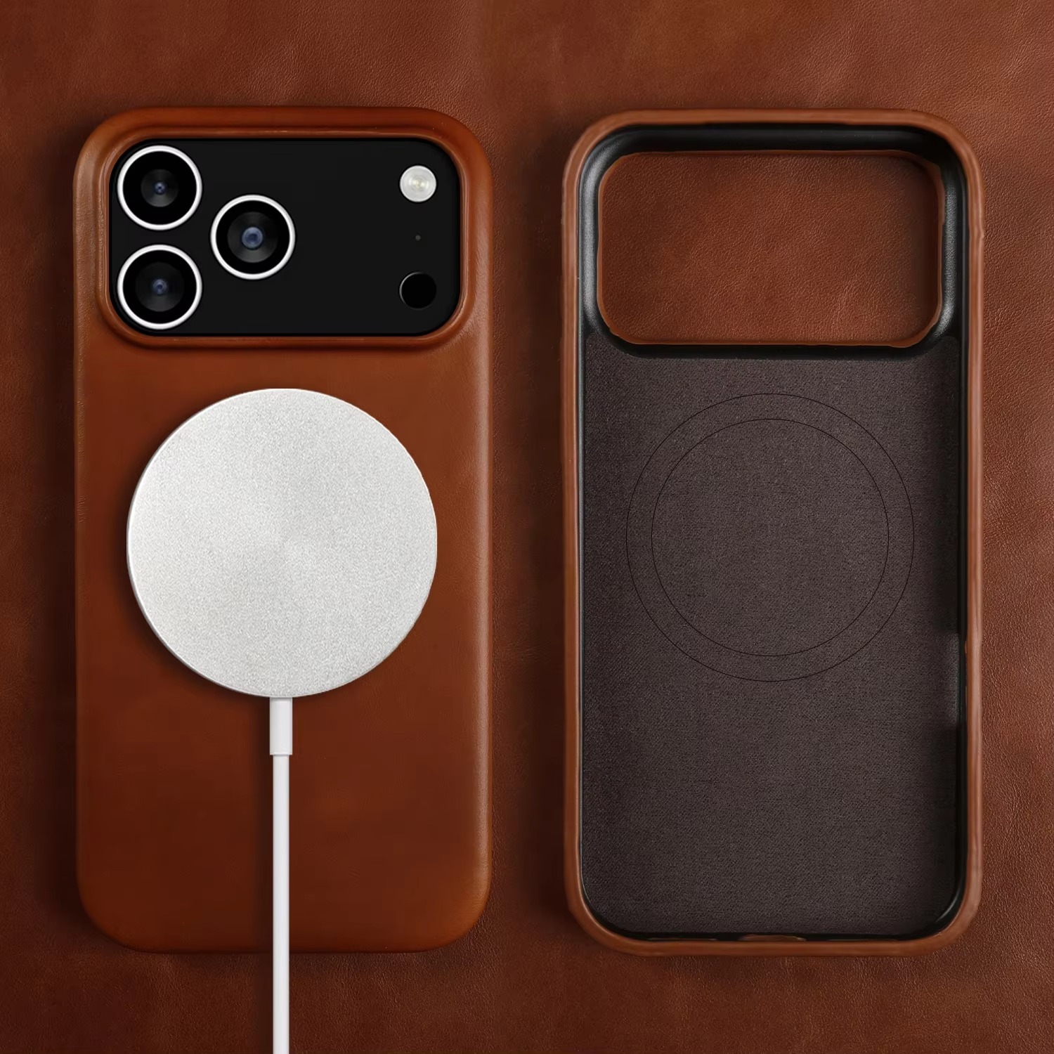 Luxury Oil Wax Leather Case - Image 2