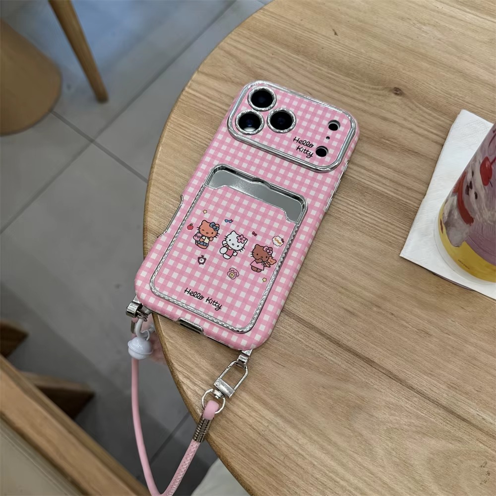 Pinky Kitty Wallet Strap Case - Image 3