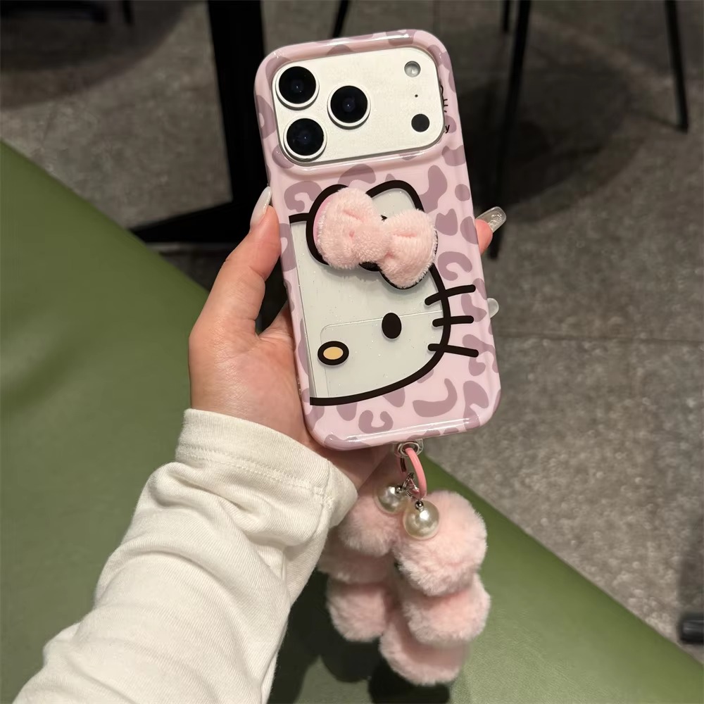Hello Kitty Leopard Plush Strap Case - Image 2