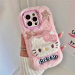 Hello Kitty Cozy Fur 3D Case