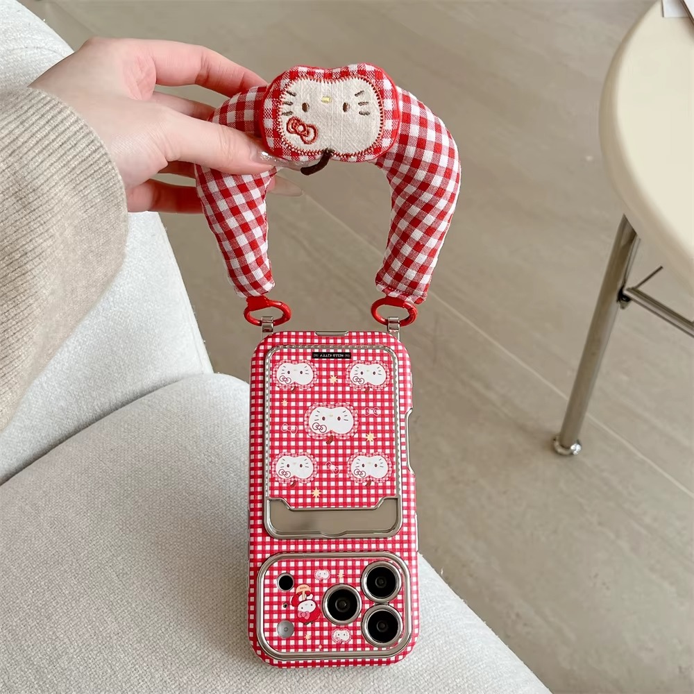 Hello Kitty Premium Red Strap Case