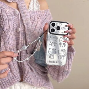 Hello Kitty Lens Guard Chain Case