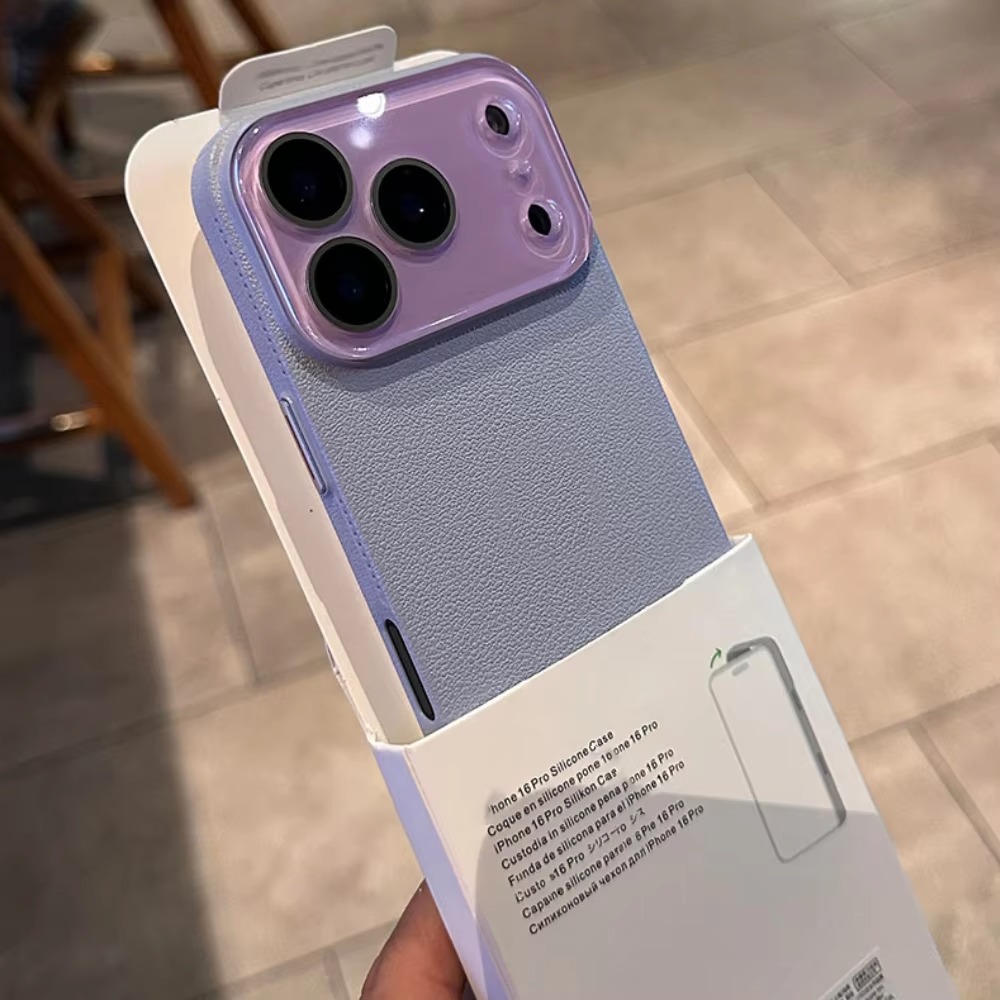 Premium Glass Leather Texture Case - Image 8