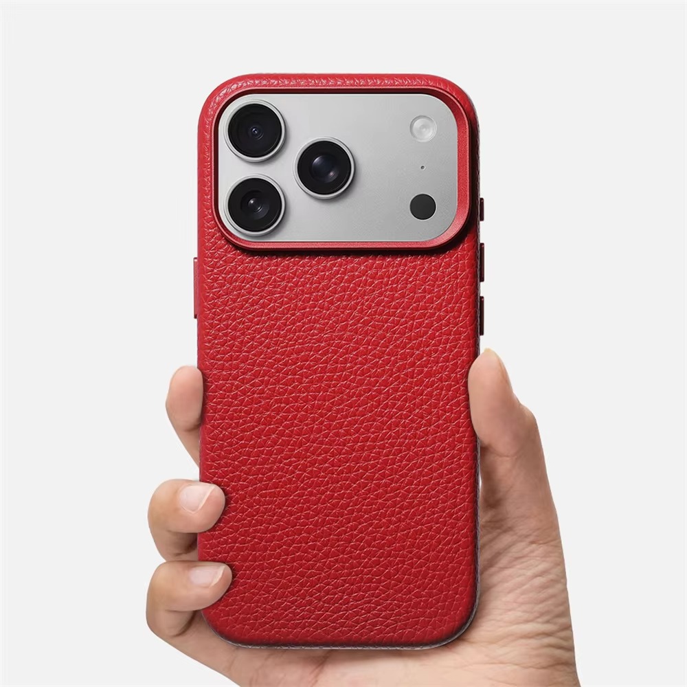 Lychee Leather Clear Case - Image 5