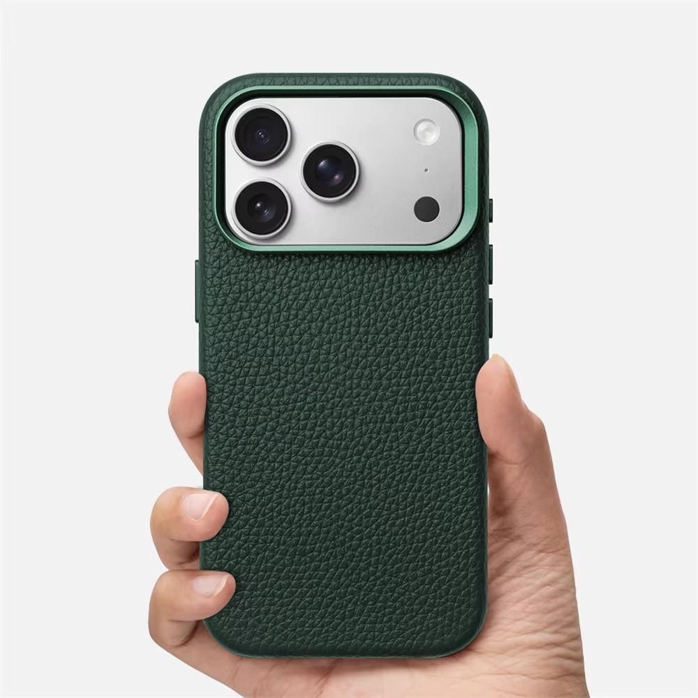 Lychee Leather Clear Case - Image 3