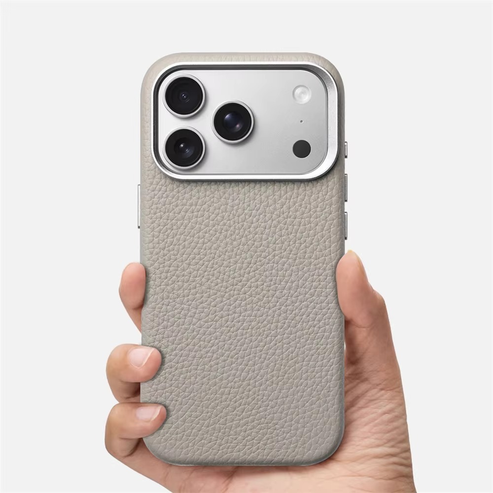 Lychee Leather Clear Case - Image 4