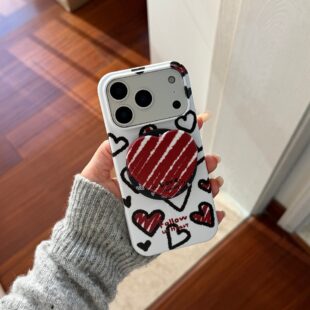 Heart Pop Doodle Phone Case