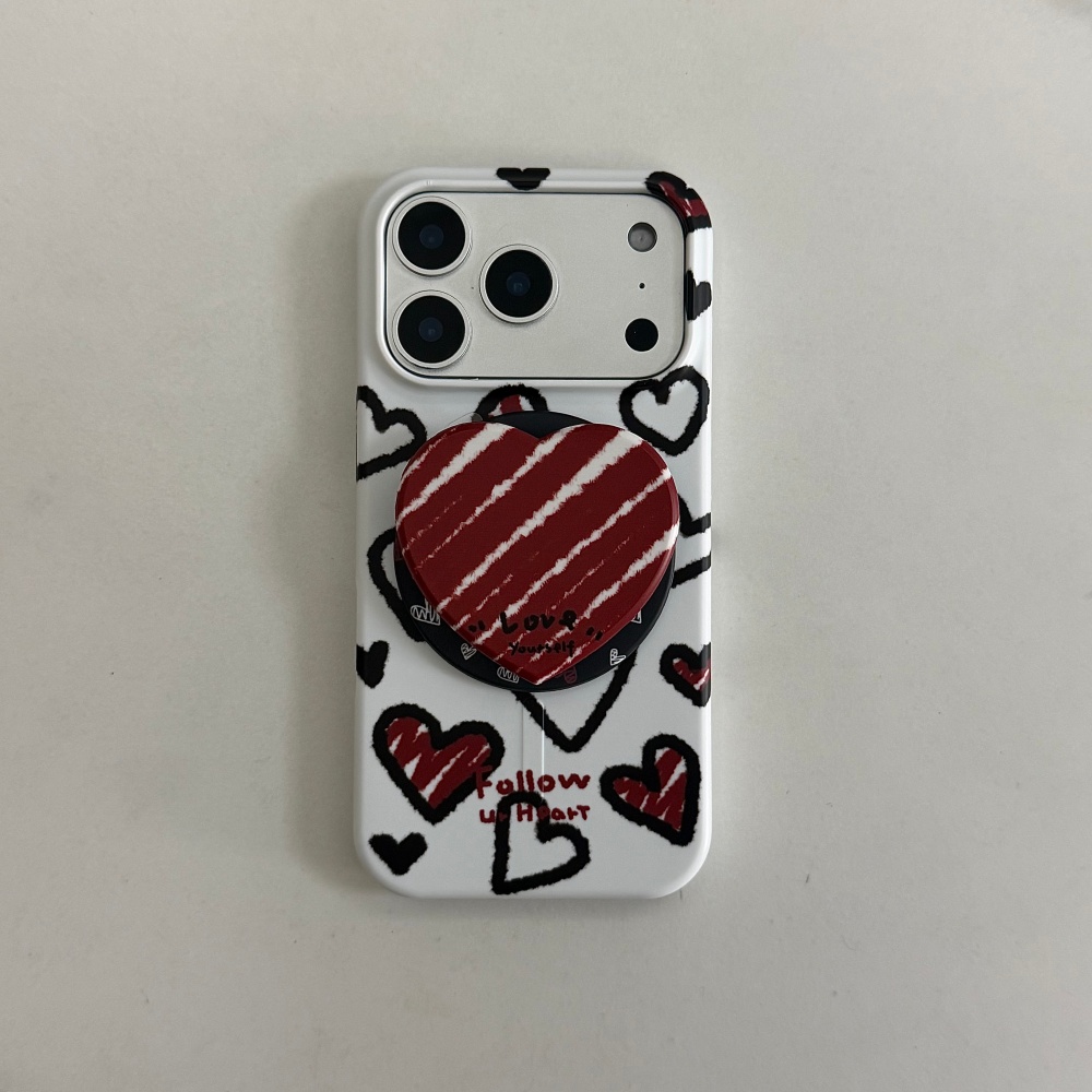 Heart Pop Doodle Phone Case - Image 4