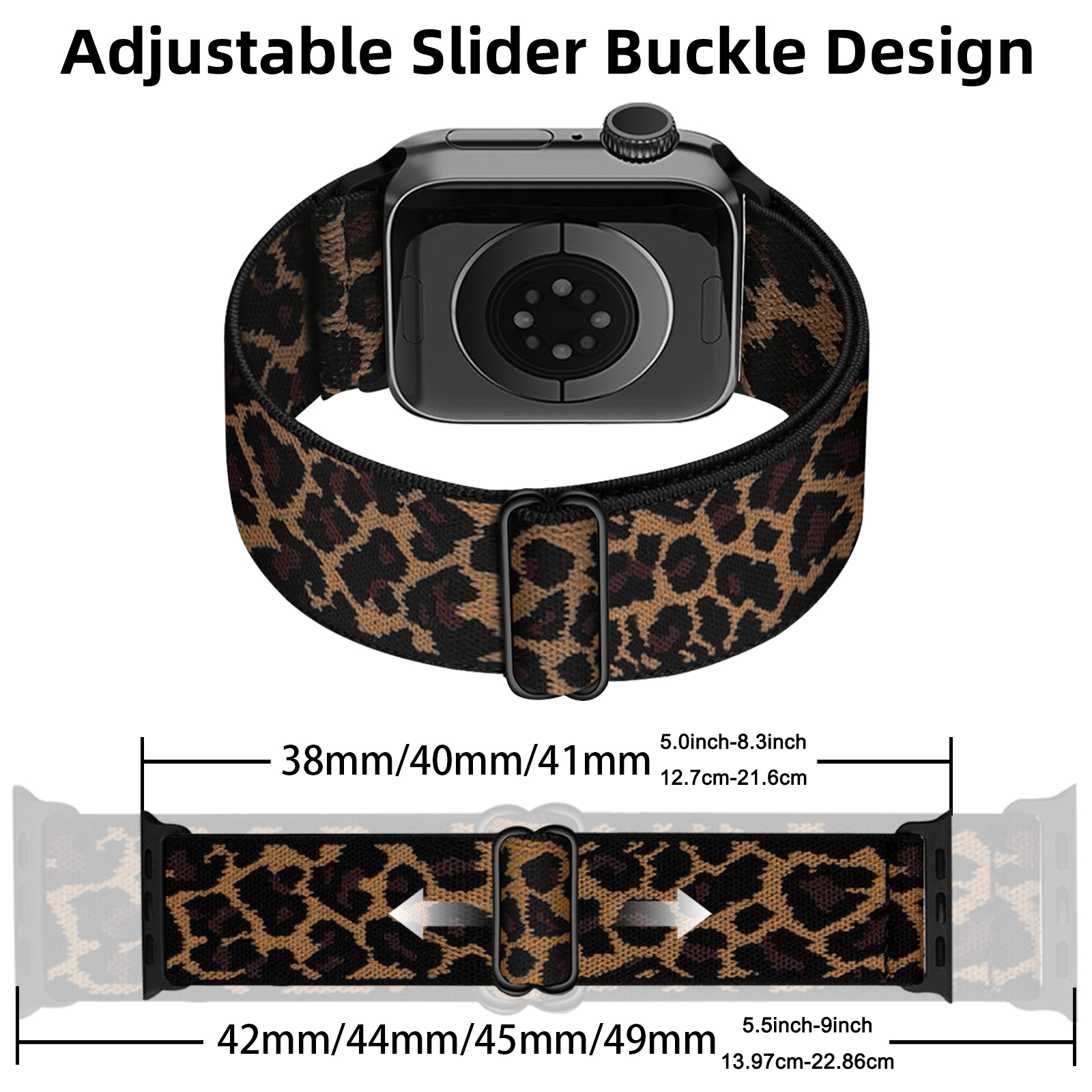 Leopard Sport Loop Apple Watch Strap - Image 5