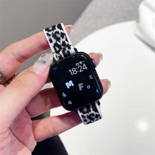 Leopard Silicone Apple Watch Strap