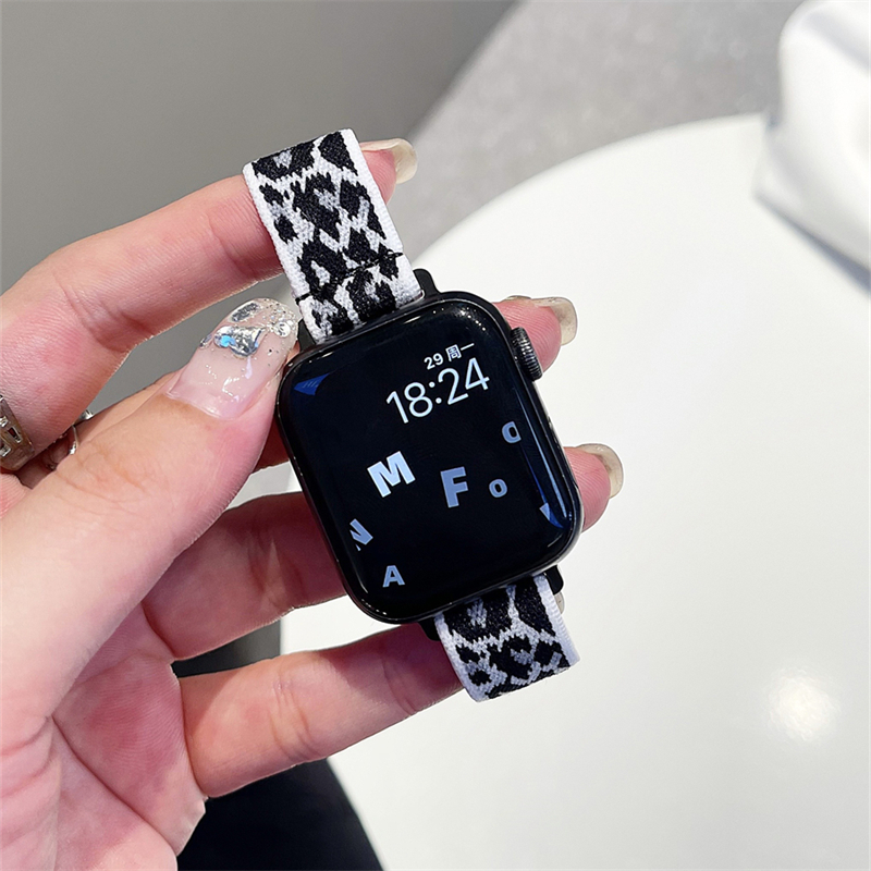 Leopard Silicone Apple Watch Strap