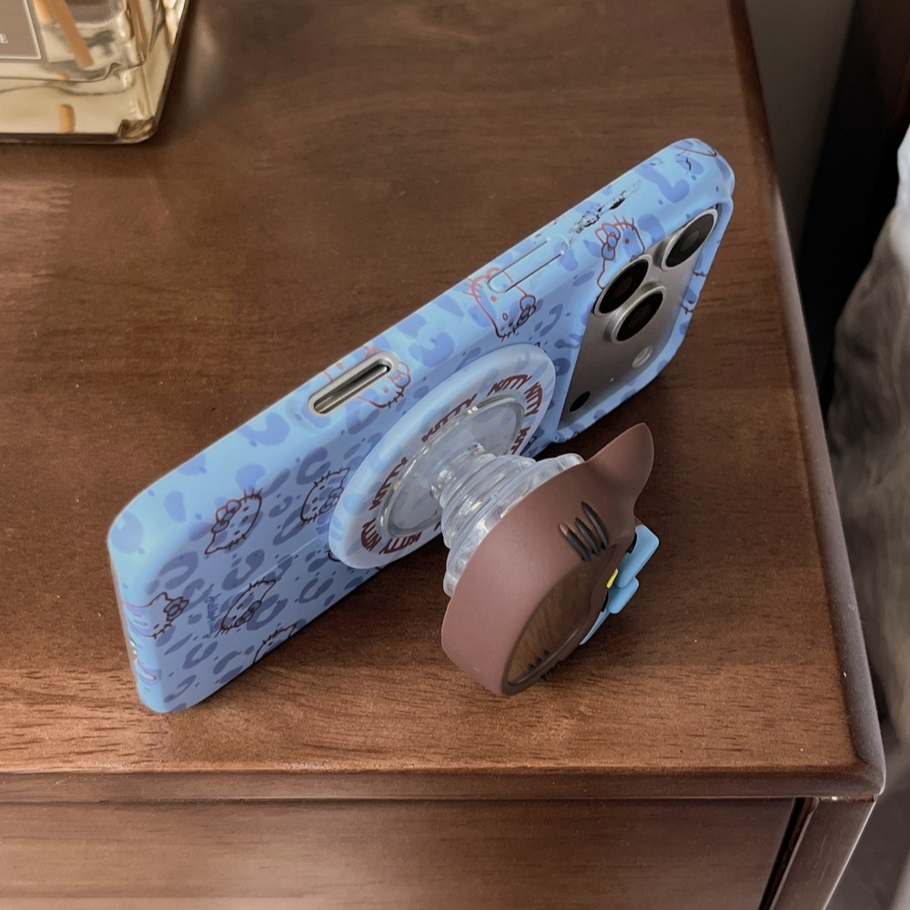Cocoa Blue Kitty Mirror Phone Case - Image 3