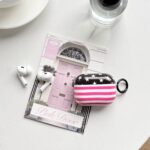 Pink Star Stripes AirPods Case