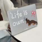 Lucky Puppy Bow Macbook Case