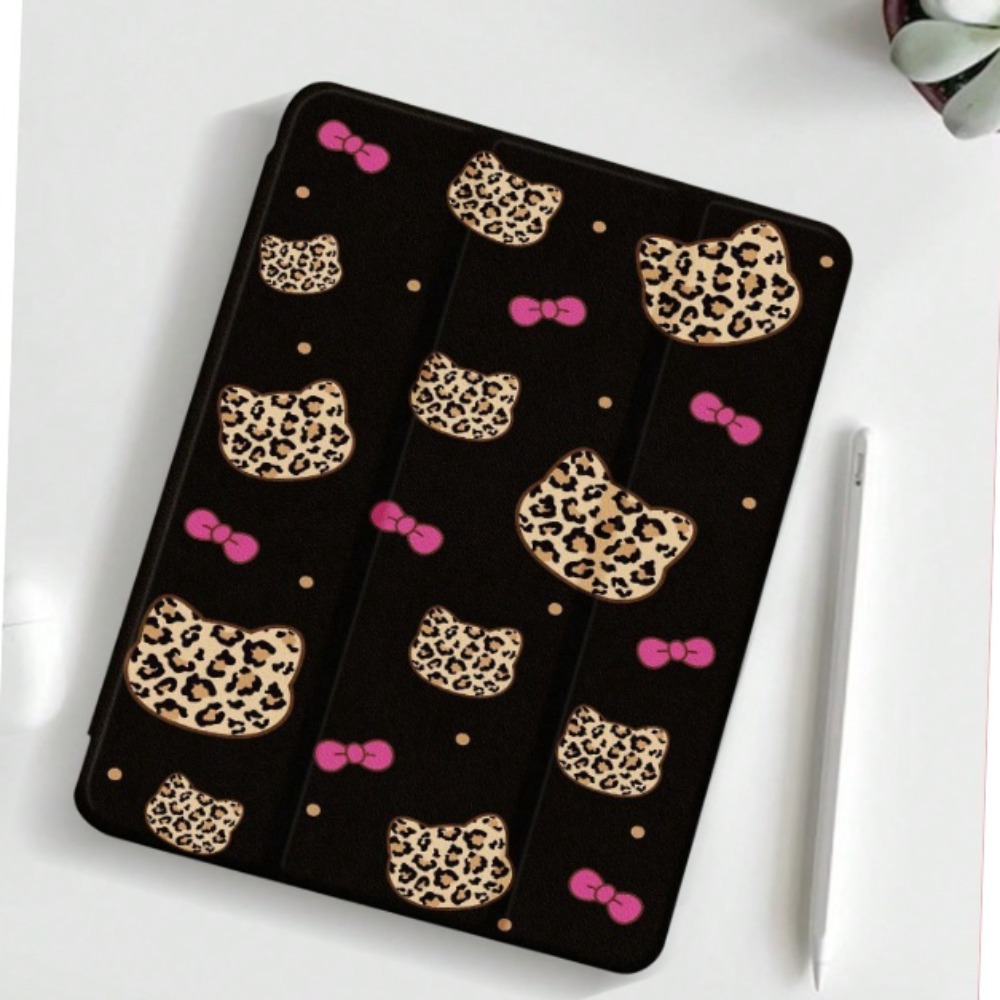 Leopard Kitty Bow Case