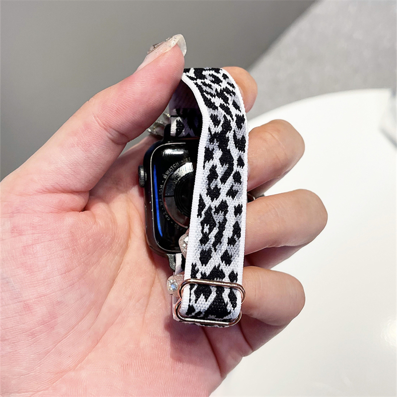 Leopard Silicone Apple Watch Strap - Image 3