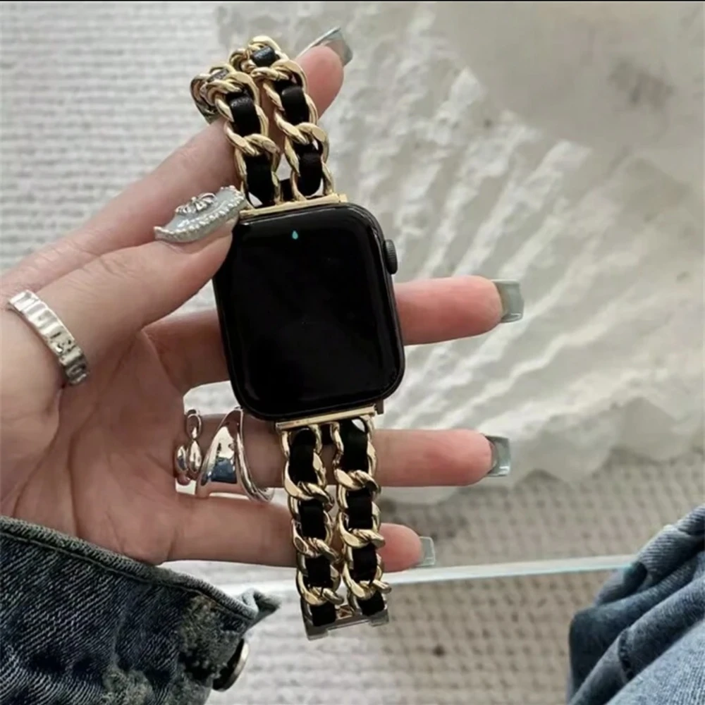 Luxury Chain Apple Watch Strap - Image 4