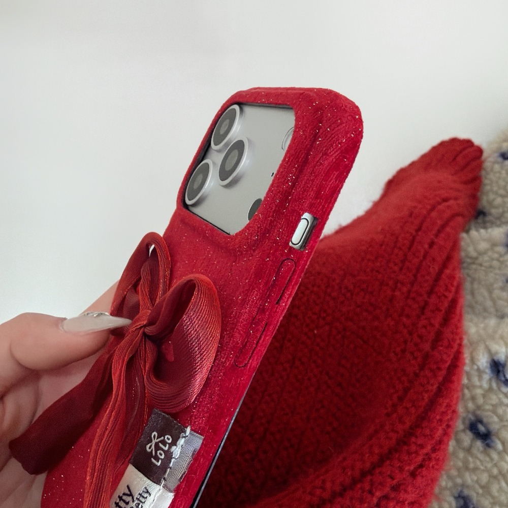 Red Velvet Bow Case - Image 3