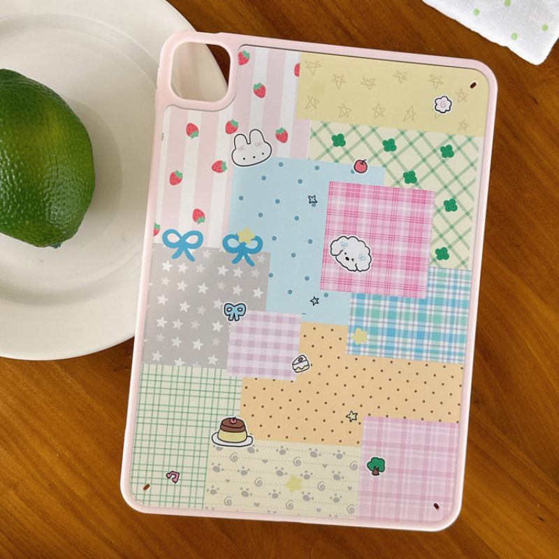 Patchwork Pastel iPad Case - Image 6