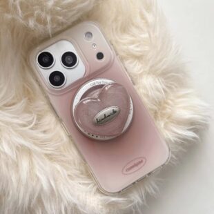 Blush Heart Grip Phone Case