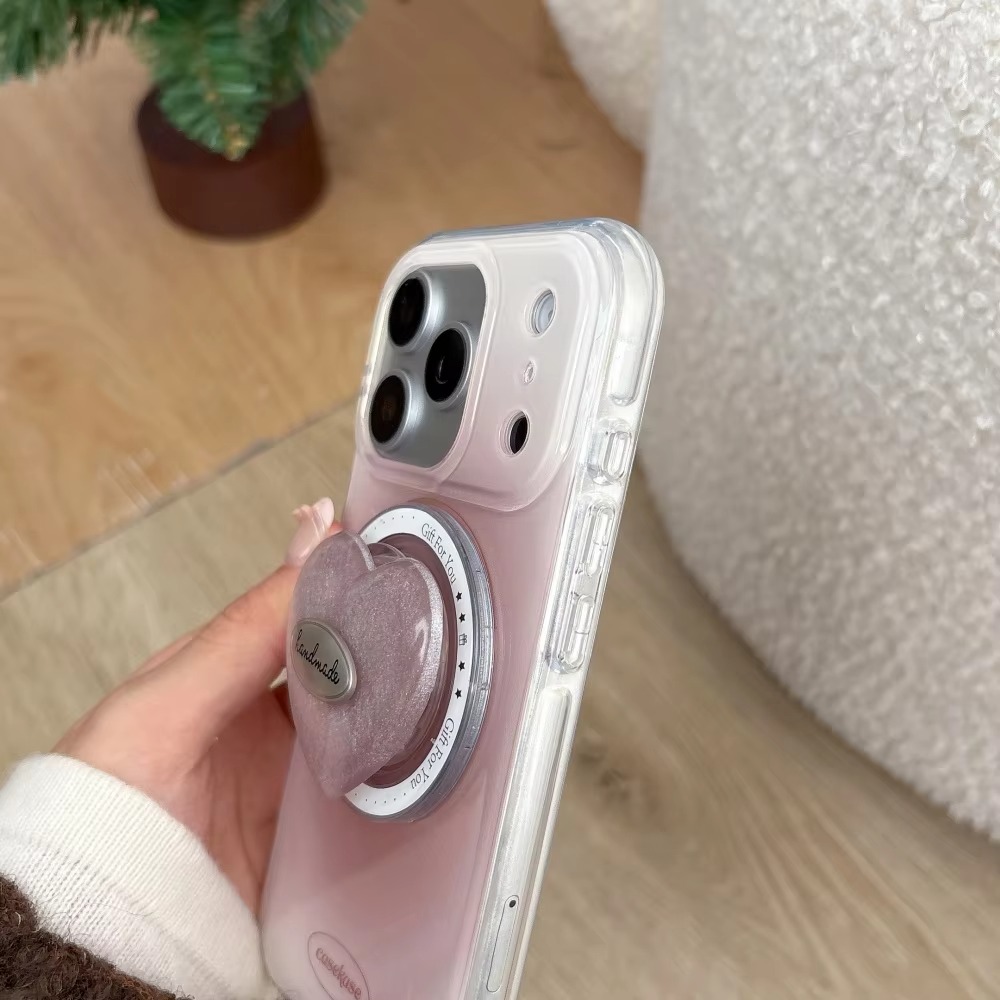 Blush Heart Grip Phone Case - Image 2