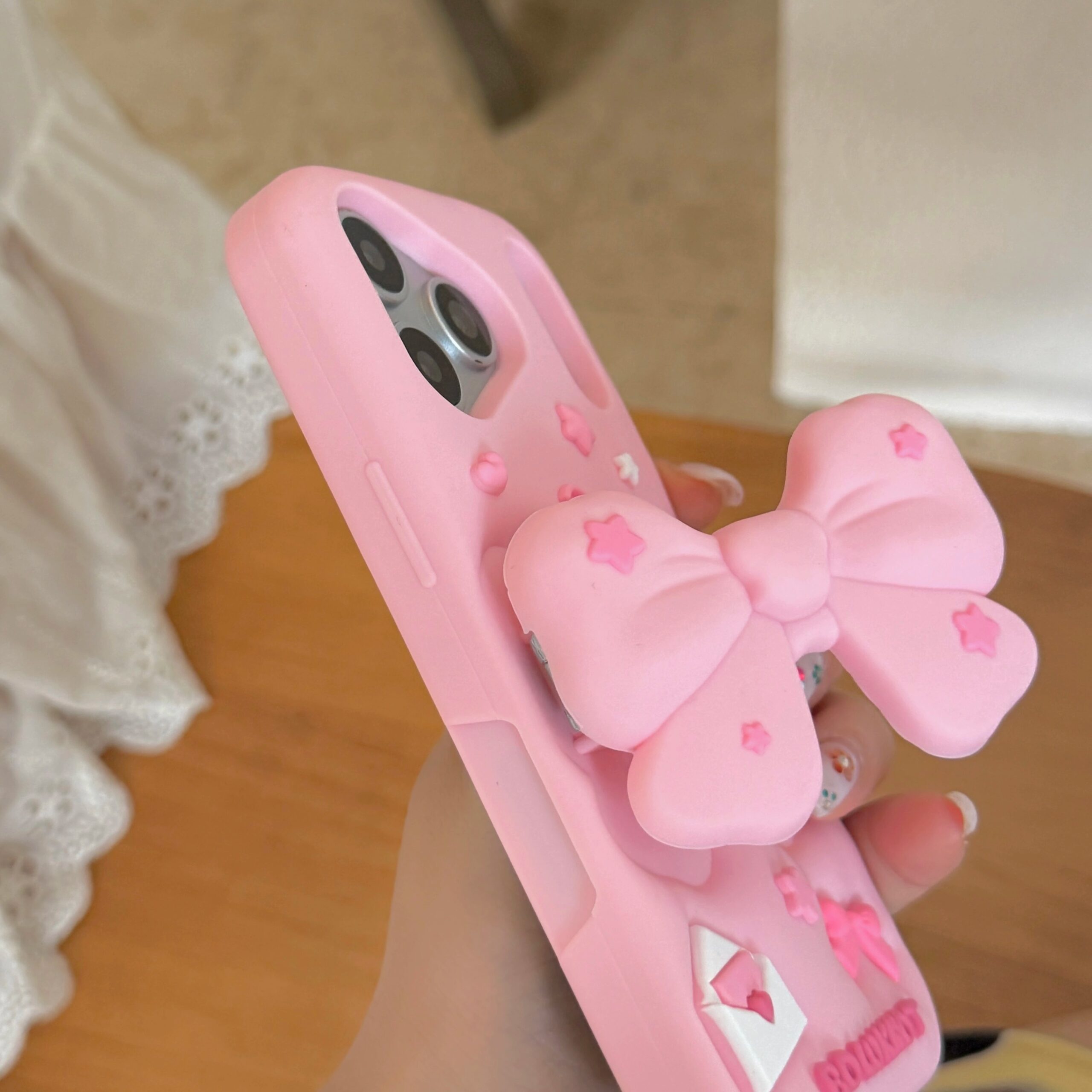 Pink Bow Stand Case - Image 3