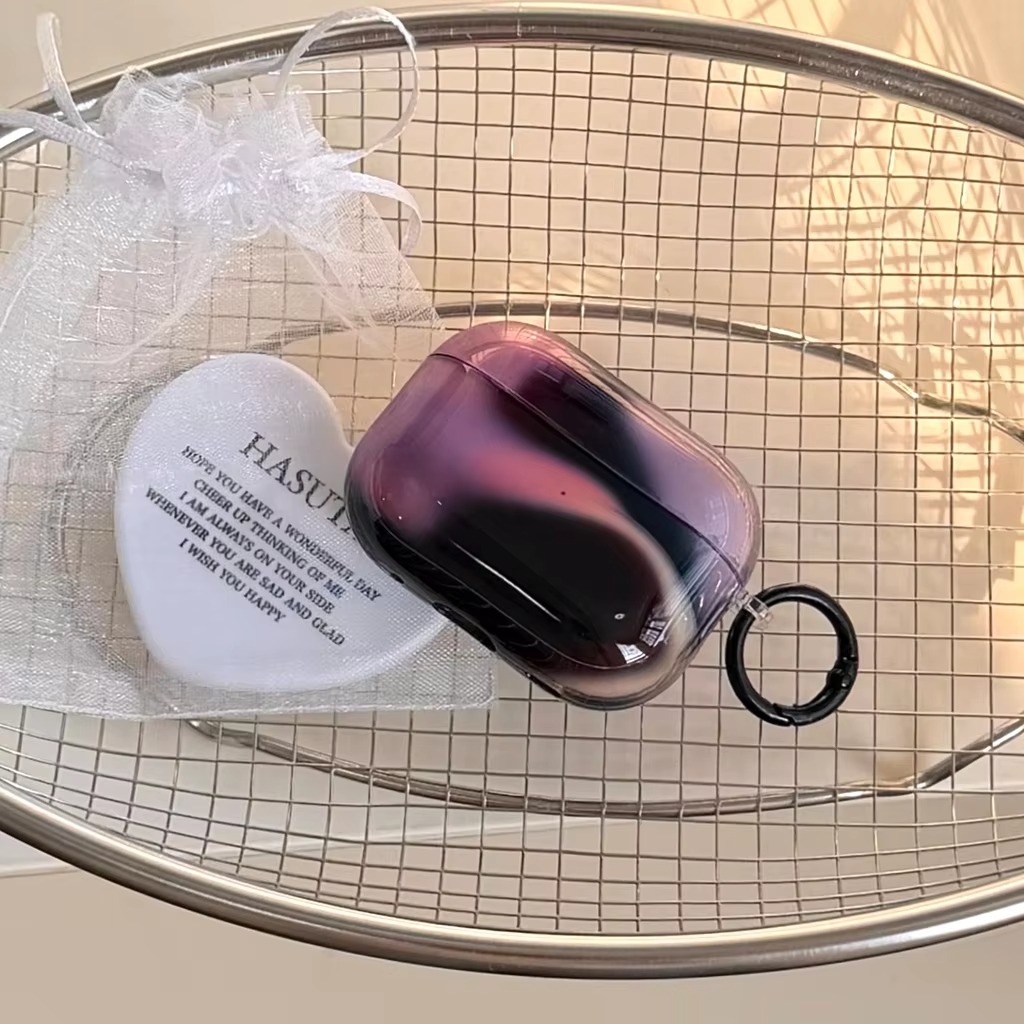 Black And Purple AirPods Case - Image 4