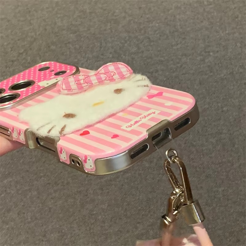 Hello Kitty Plush Bow Phone Case - Image 2