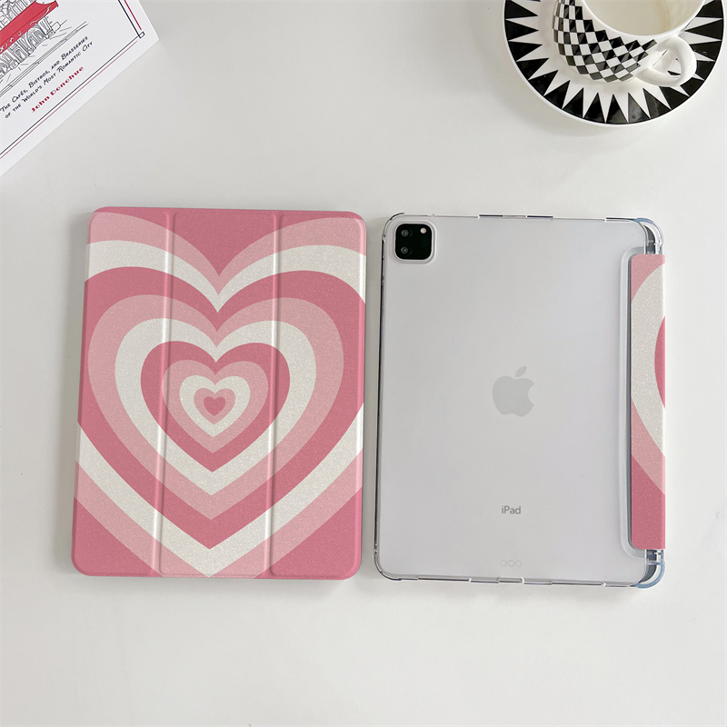 Pastel Heart Wave iPad Case - Image 5