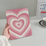 Pastel Heart Wave iPad Case