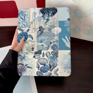 Blue Aqua iPad Case