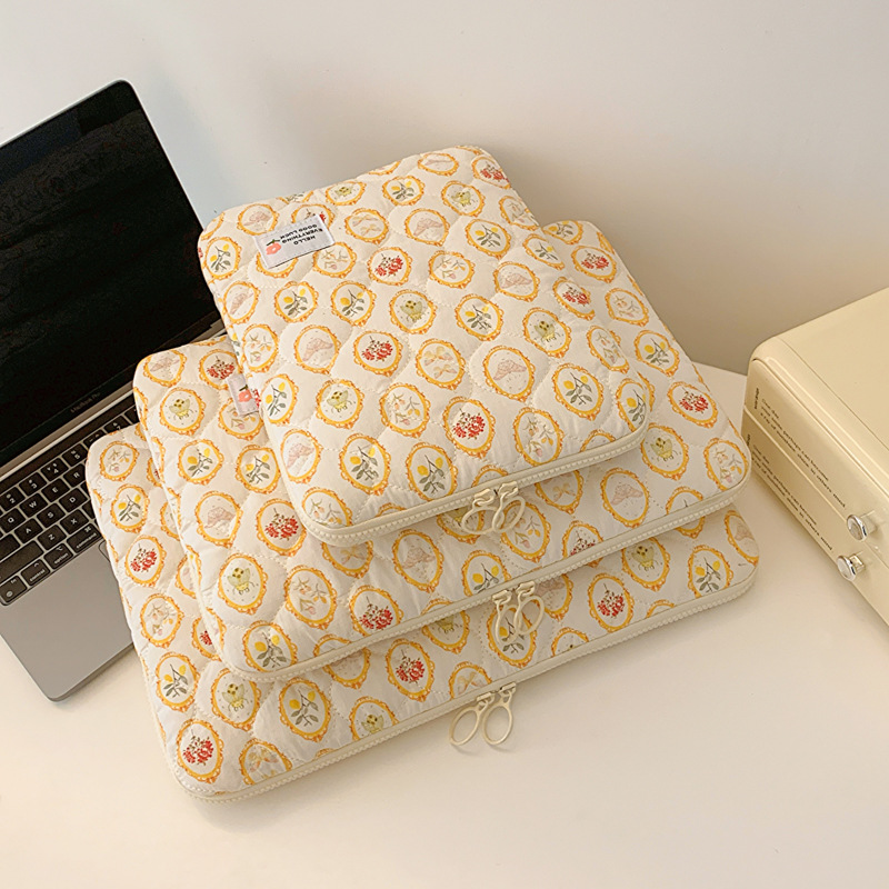 Whimsical Patchwork Laptop Sleeve Collection - Image 4