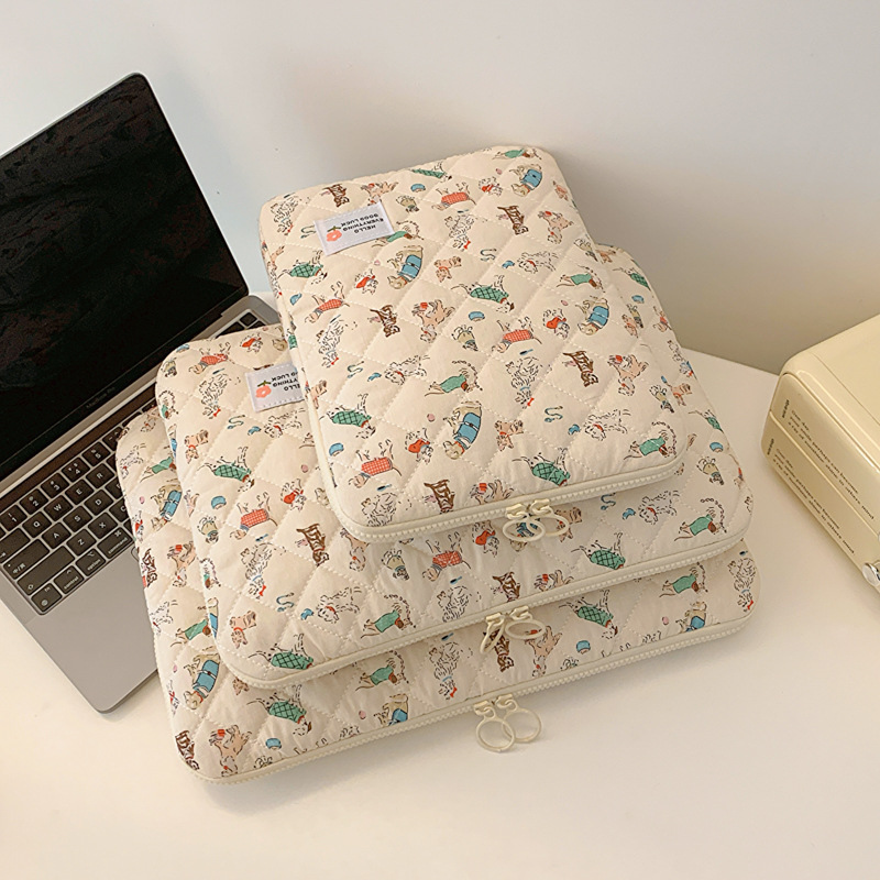 Whimsical Patchwork Laptop Sleeve Collection - Image 3