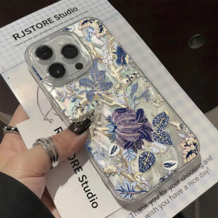 Midnight Botanical Bloom Case