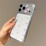 Bow Pearl Card Holder Phone Case