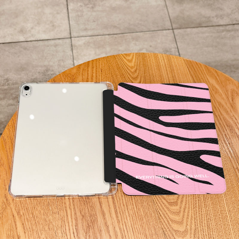 Pink Zebra iPad Case - Image 4