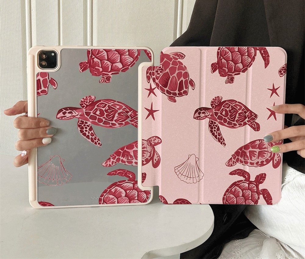 Coastal Sea Turtle iPad Case - Image 4