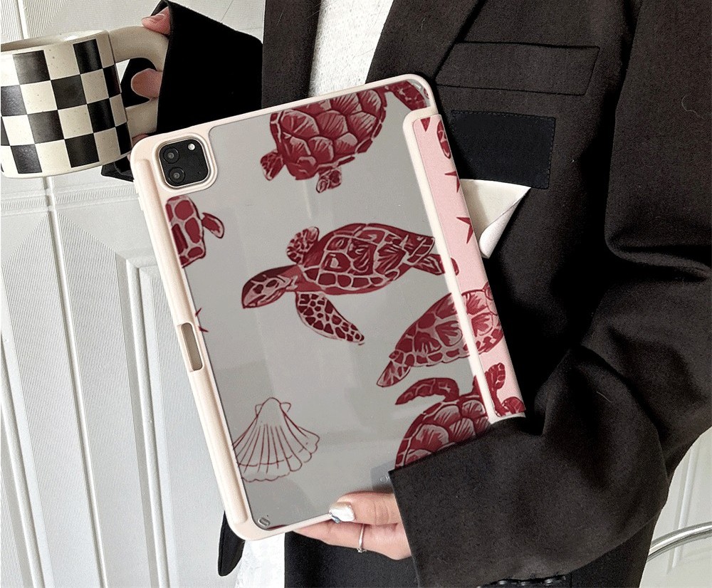 Coastal Sea Turtle iPad Case - Image 2