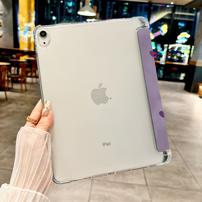 Lavender Mini Hearts iPad Case - Image 2