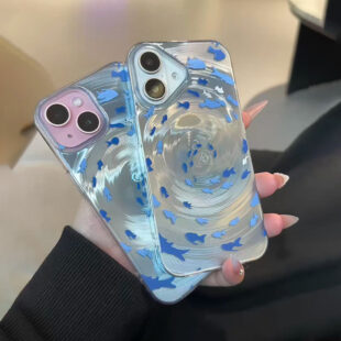 Blue Ripple Phone Case
