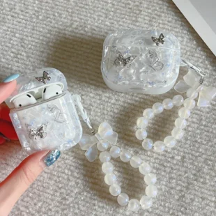 Butterfly Pearl AirPods Case