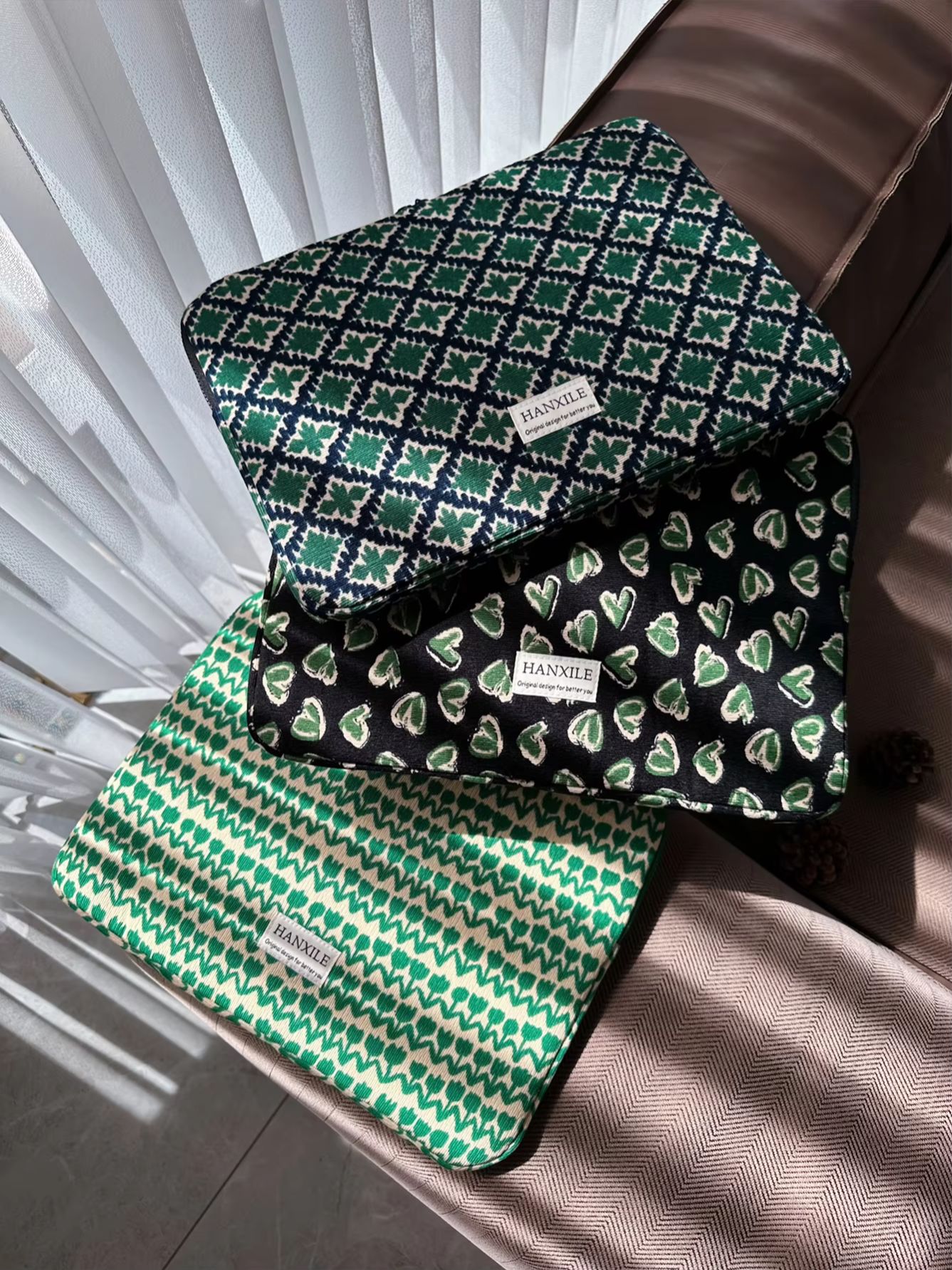 Evergreen Knit Laptop Sleeve Collection