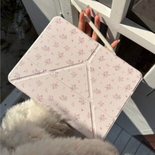 Pink Floral iPad Case