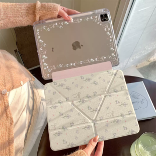 Cherry Blossom Clear iPad Case