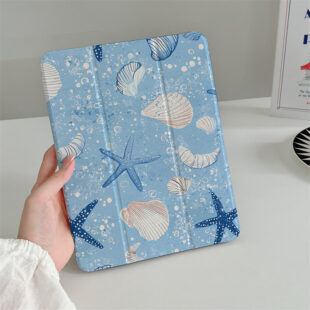 Ocean Breeze Seashell iPad Case