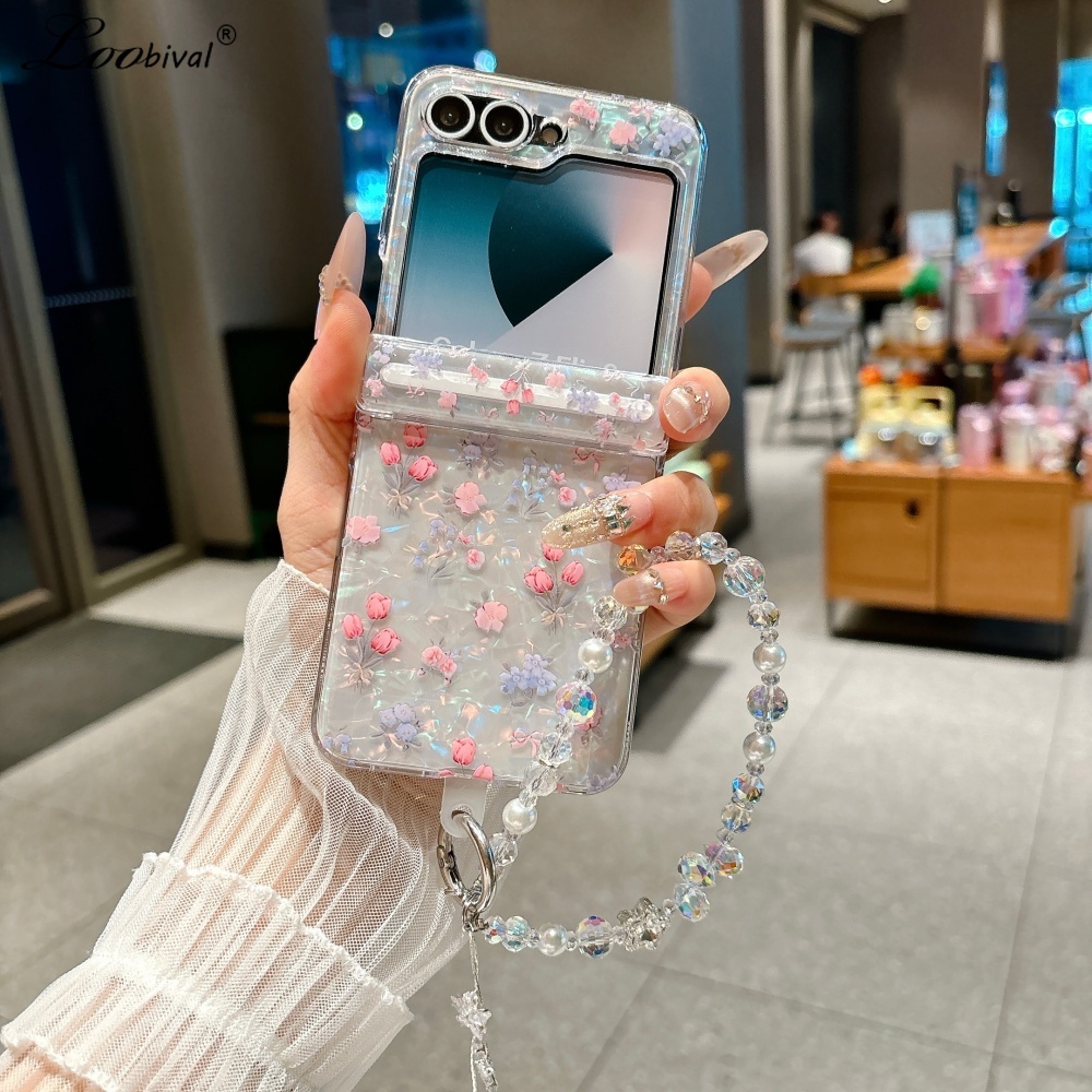 Blossom Pearl Flip iPad Case