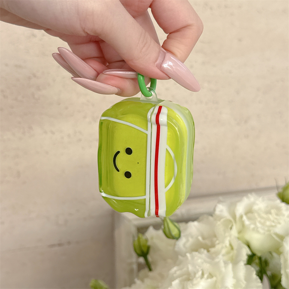 Green Tennis Ball AirPods Case - Image 4